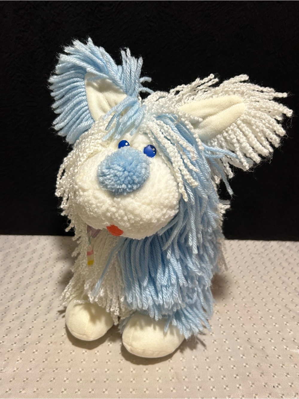 Vintage 1986 Disney Fluppy Dogs Brave Flup Plush Kenner